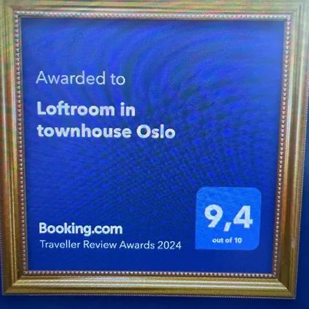 Loftroom In Townhouse Oslo 1 Singel Bed 1 Double Bed Accommodatie bij particulieren Lorenskog